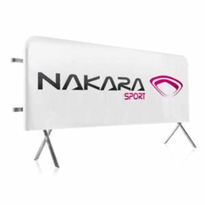Valla publicitaria premium textil 210gr de Nakara Deportivo